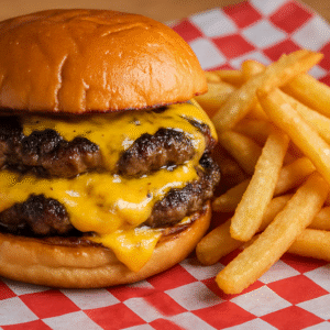 High protein , low calorie smash burgers